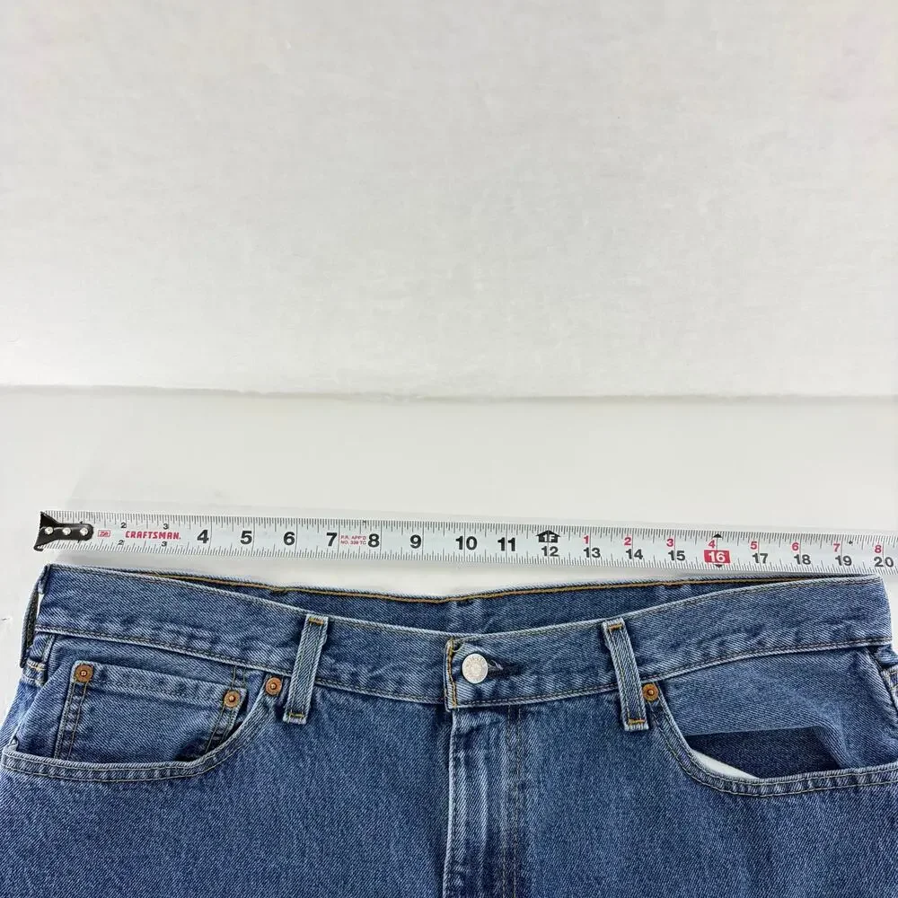 Levi's 550 Relaxed Fit Jeans Men's W40 L30 Medium Wash Denim